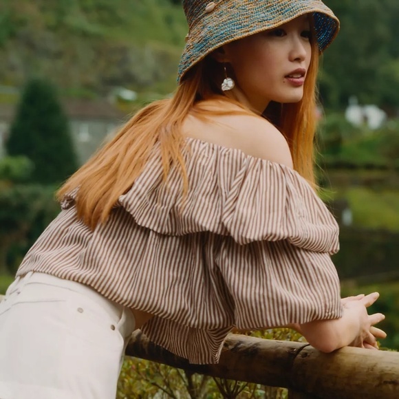 NWT Anthropologie Off Shoulder Bubble Top 2X - Picture 7 of 7